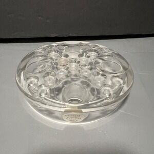 Princess House Floral Arranger Clear Glass Flower Holder PH Exclusive